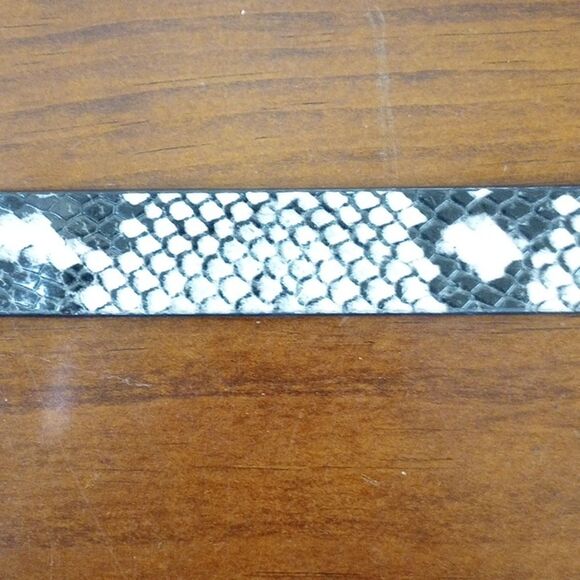 Lovestrength Genuine Leather Snake Skin Belt, Size P/S - 39\